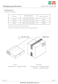 SG1111C-2405-TR Datasheet Page 14