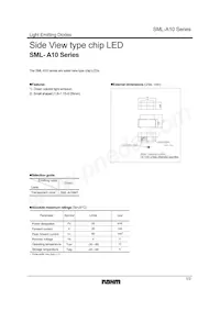 SML-A10MTT86 Datasheet Cover