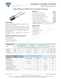 TLHR4900 Datasheet Copertura