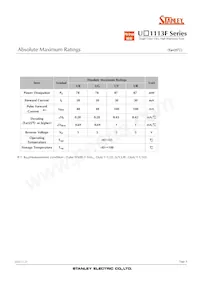 UR1113F-TR Datenblatt Seite 3