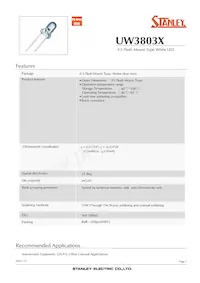 UW3803X Datasheet Cover