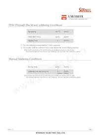 UW3803X Datasheet Page 11