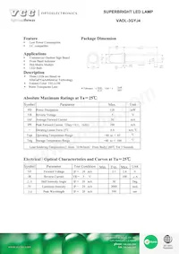 VAOL-3GYJ4 Datasheet Cover