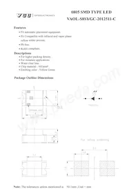 VAOL-S8SYGC-2012511-C Datasheet Cover