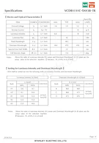 VCDB1111C-5AY3B-TR Datasheet Page 4