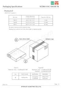 VCDB1111C-5AY3B-TR Datasheet Page 14