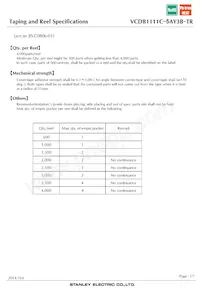 VCDB1111C-5AY3B-TR Datasheet Page 17