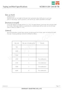 VCDB1112H-5AY3B-TR Datasheet Page 17