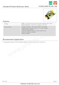 VCDG1104P-5C63C-TR Datenblatt Cover