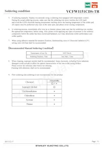 VCFW1151CDS-TR Datasheet Page 11