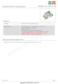 VFHR1111C-3BY2A-TR Datasheet Cover