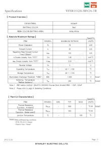 VFHR1112H-3BY2A-TR Datenblatt Seite 3