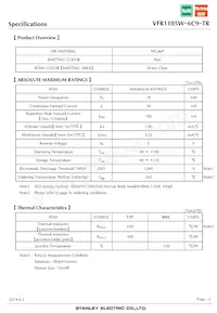 VFR1105W-6C9-TR 데이터 시트 페이지 3