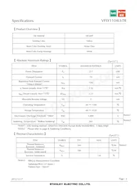 VFSY1104LS-TR Datasheet Page 3