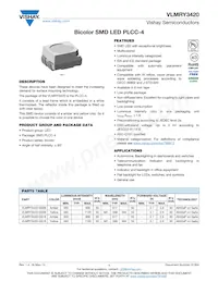 VLMRY3420-GS18 Datasheet Cover