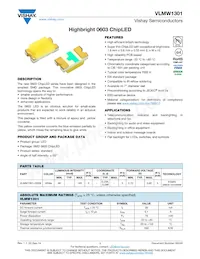 VLMW1301-GS08 Datasheet Cover