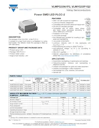 VLMYG33P1Q2-GS08 Datasheet Cover