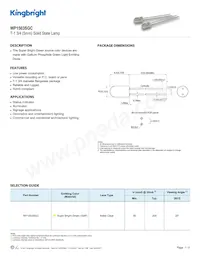 WP1503SGC Datenblatt Cover