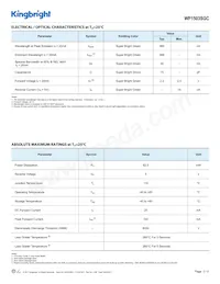 WP1503SGC Datasheet Pagina 2