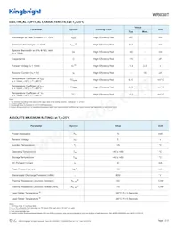 WP503IDT 데이터 시트 페이지 2