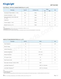 WP710A10GC Datasheet Page 2