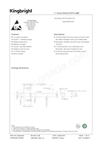 WP710A10SGD14V Datasheet Cover