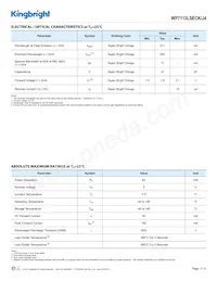 WP7113LSECK/J4 Datasheet Page 2