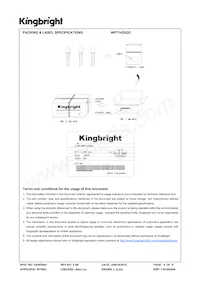 WP7143SGC Datasheet Pagina 4