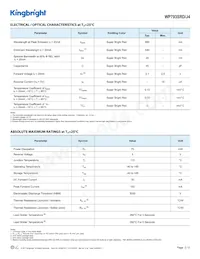 WP793SRD/J4 데이터 시트 페이지 2