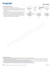 WP793SRD/J4 Datasheet Page 5