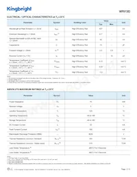 WP813ID 데이터 시트 페이지 2