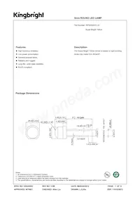 WP9294SYC/J3 Datenblatt Cover