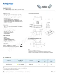 AA2810ACGSK Datenblatt Cover