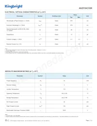 AA2810ACGSK Datenblatt Seite 2