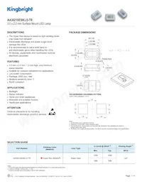 AA3021SESK/J3-TR Datasheet Cover