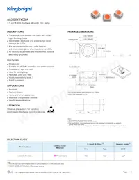 AA3528VRVCS/A Datasheet Cover