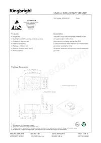 AA3528ZGS Datasheet Cover