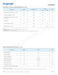 AA4040QBS/D數據表 頁面 2