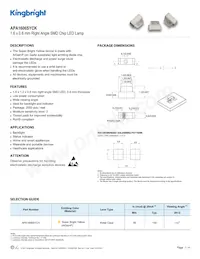 APA1606SYCK Datasheet Cover