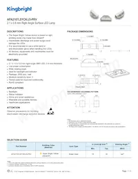 APA2107LSYCK/J3-PRV Datasheet Cover