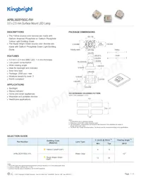 APBL3025YSGC-F01數據表 封面