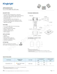 APD3224SECK-F01 Datasheet Cover