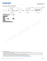 APG0603SURC-TT數據表 頁面 4