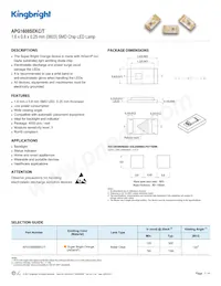 APG1608SEKC/T Datasheet Cover