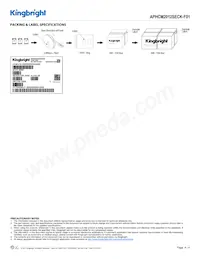 APHCM2012SECK-F01 Datasheet Page 4