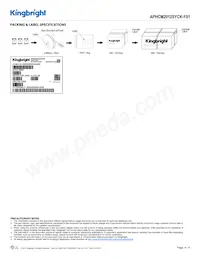 APHCM2012SYCK-F01 Datasheet Page 4