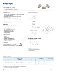 APT1608LSECK/J3-PRV Datasheet Cover
