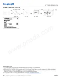 APT1608LSECK/J4-PRV數據表 頁面 4