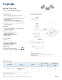 APT1608LSYCK/J3-PRV Datasheet Cover