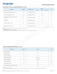 APT2012LSECK/J4-PRV數據表 頁面 2